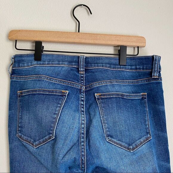 JCREW stretch skinny raw edge jean med. wash - Picture 4 of 6
